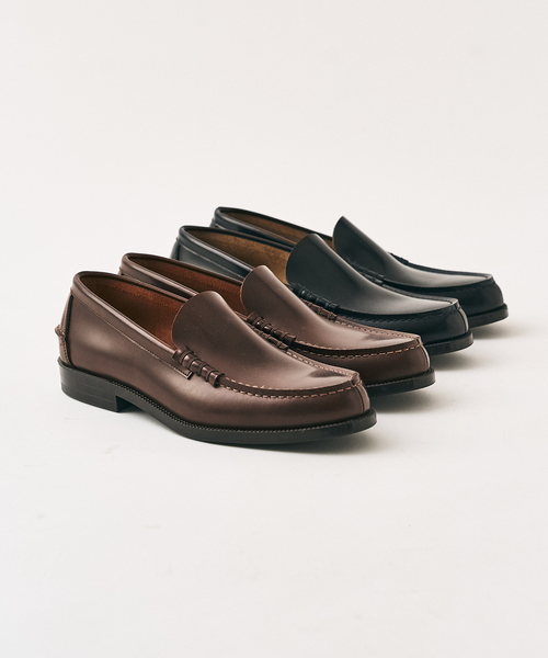 HARUTA（ハルタ）の「【HARUTA / ハルタ】 417別注 Vamp Loafers（ローファー・メンズ・ブラック/ブラウン・27.5cm/27cm/26.5cm/26cm/25.5cm/25cm）」の5枚目の写真