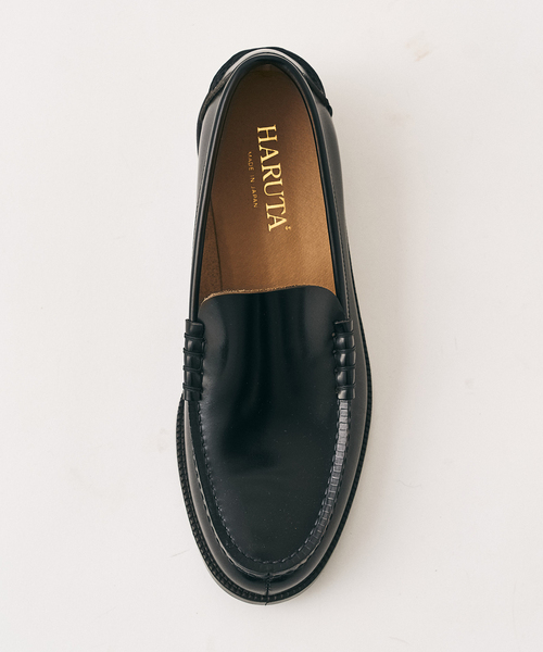 HARUTA（ハルタ）の「【HARUTA / ハルタ】 417別注 Vamp Loafers（ローファー・メンズ・ブラック/ブラウン・27.5cm/27cm/26.5cm/26cm/25.5cm/25cm）」の7枚目の写真