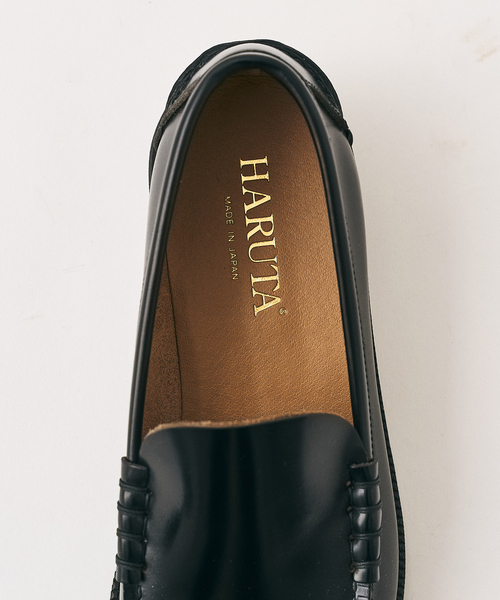 HARUTA（ハルタ）の「【HARUTA / ハルタ】 417別注 Vamp Loafers（ローファー・メンズ・ブラック/ブラウン・27.5cm/27cm/26.5cm/26cm/25.5cm/25cm）」の8枚目の写真