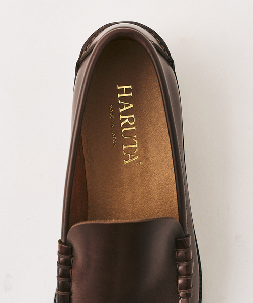 HARUTA（ハルタ）の「【HARUTA / ハルタ】 417別注 Vamp Loafers（ローファー・メンズ・ブラック/ブラウン・27.5cm/27cm/26.5cm/26cm/25.5cm/25cm）」の11枚目の写真