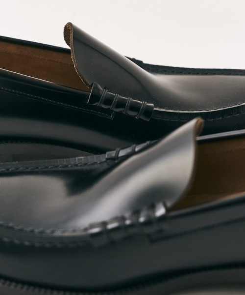 HARUTA（ハルタ）の「【HARUTA / ハルタ】 417別注 Vamp Loafers（ローファー・メンズ・ブラック/ブラウン・27.5cm/27cm/26.5cm/26cm/25.5cm/25cm）」の14枚目の写真