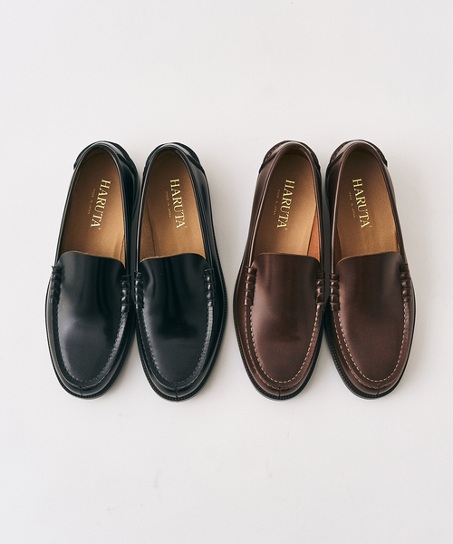 HARUTA（ハルタ）の「【HARUTA / ハルタ】 417別注 Vamp Loafers（ローファー・メンズ・ブラック/ブラウン・27.5cm/27cm/26.5cm/26cm/25.5cm/25cm）」の18枚目の写真