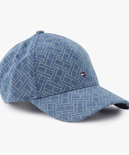 TOMMY HILFIGER(トミーヒルフィガー)の「フラッグモノグラムデニムキャップ(キャップ・レディース・レッド・FREE)」の1枚目の写真