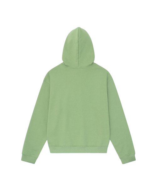 THECOLDESTMOMENT(ザコールデストモーメント)の「TCM diagonal hoodie (green)(パーカー・レディース・その他・MEDIUM/LARGE)」の3枚目の写真