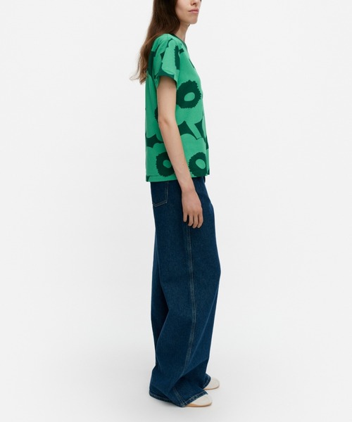 marimekko(マリメッコ)の「Heleys Unikko / T-shirt(Tシャツ/カットソー・レディース・グリーン・X-SMALL/SMALL/LARGE/MEDIUM)」の2枚目の写真