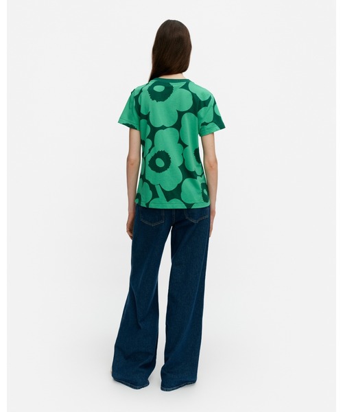 marimekko(マリメッコ)の「Heleys Unikko / T-shirt(Tシャツ/カットソー・レディース・グリーン・X-SMALL/SMALL/LARGE/MEDIUM)」の3枚目の写真