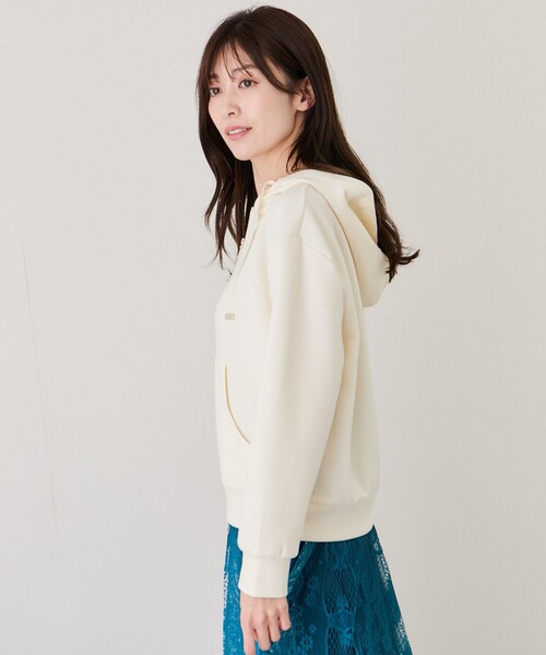 Jayro（ジャイロ）の「ジップアップフードパーカー（パーカー・レディース・チャコールグレー/グレー/ラベンダー/キナリ・M）」の19枚目の写真