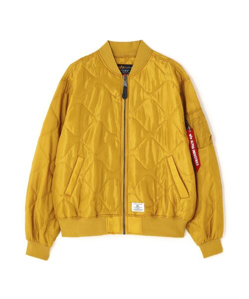 Alpha Industries(アルファインダストリーズ)の「Alpha Industries/アルファインダストリーズ/L-2B RELAXED QUILTED FLIGHT JACKET/エルツービー リラックスド キルテッド フライト ジャケット(ミリタリージャケット・メンズ・ブラック/ピンク/オリーブ系/マスタード・XL/S/M/L)」の3枚目の写真