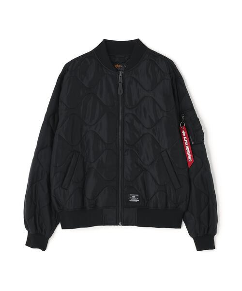 Alpha Industries(アルファインダストリーズ)の「Alpha Industries/アルファインダストリーズ/L-2B RELAXED QUILTED FLIGHT JACKET/エルツービー リラックスド キルテッド フライト ジャケット(ミリタリージャケット・メンズ・ブラック/ピンク/オリーブ系/マスタード・XL/S/M/L)」の2枚目の写真