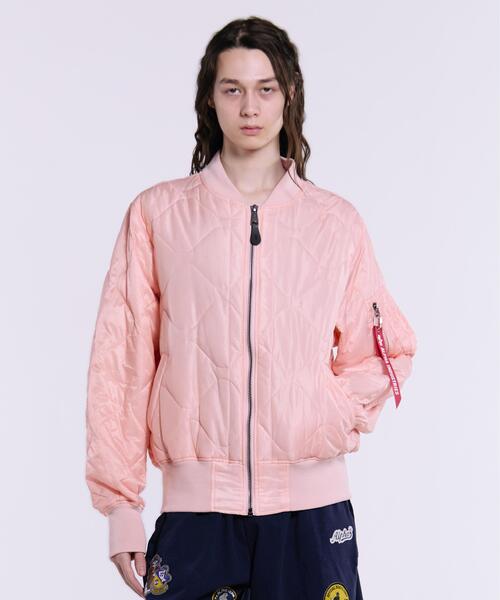 Alpha Industries(アルファインダストリーズ)の「Alpha Industries/アルファインダストリーズ/L-2B RELAXED QUILTED FLIGHT JACKET/エルツービー リラックスド キルテッド フライト ジャケット(ミリタリージャケット・メンズ・ブラック/ピンク/オリーブ系/マスタード・XL/S/M/L)」の5枚目の写真