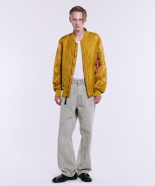 Alpha Industries(アルファインダストリーズ)の「Alpha Industries/アルファインダストリーズ/L-2B RELAXED QUILTED FLIGHT JACKET/エルツービー リラックスド キルテッド フライト ジャケット(ミリタリージャケット・メンズ・ブラック/ピンク/オリーブ系/マスタード・XL/S/M/L)」の8枚目の写真