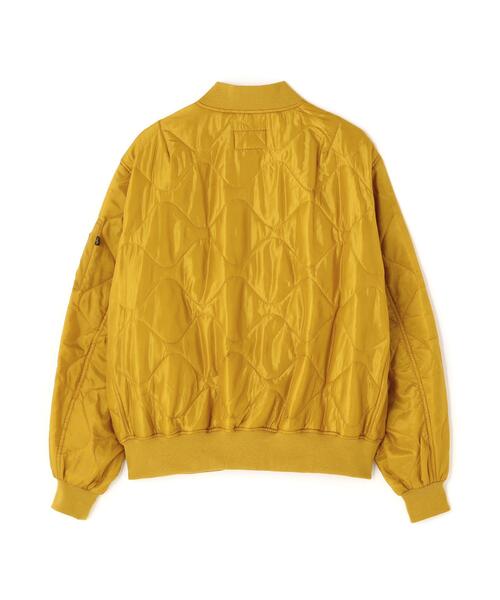 Alpha Industries(アルファインダストリーズ)の「Alpha Industries/アルファインダストリーズ/L-2B RELAXED QUILTED FLIGHT JACKET/エルツービー リラックスド キルテッド フライト ジャケット(ミリタリージャケット・メンズ・ブラック/ピンク/オリーブ系/マスタード・XL/S/M/L)」の8枚目の写真