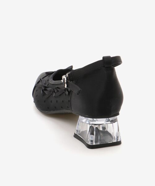 MAJESTIC LEGON（マジェスティックレゴン）の「チュールリボンパンプス（パンプス・レディース・ブラック/アイボリー・X-LARGE/LARGE/MEDIUM/SMALL）」の22枚目の写真