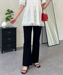 prose verse | センターラインストレッチツイルフレアパンツ(その他パンツ)