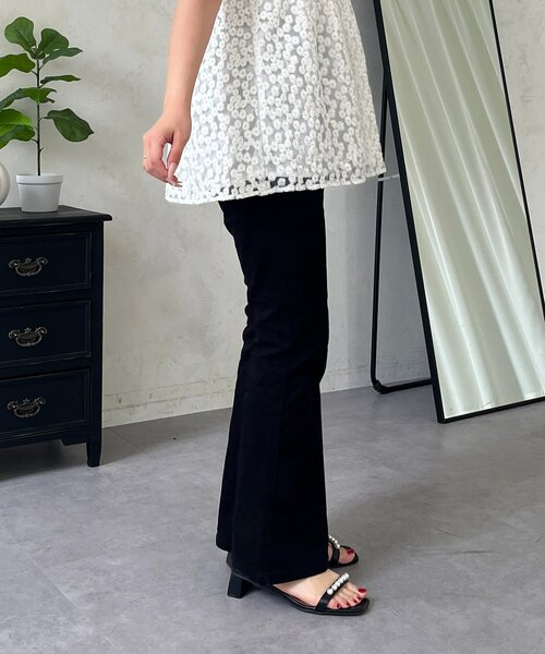 prose verse（プロズヴェール）の「センターラインストレッチツイルフレアパンツ（その他パンツ・レディース・ブラック・MEDIUM/LARGE/TL/TM/PM/PL）」の14枚目の写真