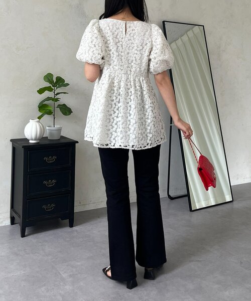 prose verse（プロズヴェール）の「センターラインストレッチツイルフレアパンツ（その他パンツ・レディース・ブラック・MEDIUM/LARGE/TL/TM/PM/PL）」の19枚目の写真