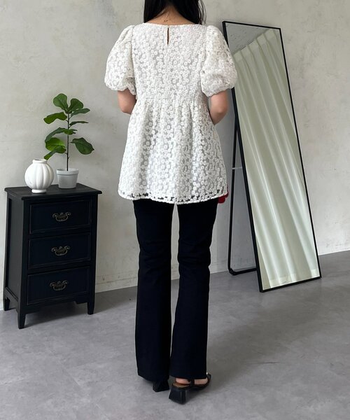 prose verse（プロズヴェール）の「センターラインストレッチツイルフレアパンツ（その他パンツ・レディース・ブラック・MEDIUM/LARGE/TL/TM/PM/PL）」の20枚目の写真