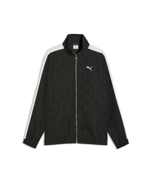 PUMA(プーマ)の「PUMA プーマ メンズ T7 ジャガード ウーブン リラックスド トラックジャケッ(ジャージ・メンズ・ブラック/ネイビー・SMALL/XX-LARGE/X-LARGE/LARGE/MEDIUM)」の5枚目の写真