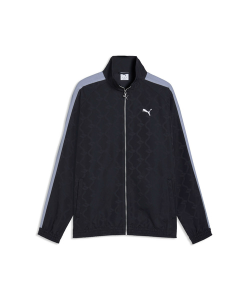 PUMA(プーマ)の「PUMA プーマ メンズ T7 ジャガード ウーブン リラックスド トラックジャケッ(ジャージ・メンズ・ブラック/ネイビー・SMALL/XX-LARGE/X-LARGE/LARGE/MEDIUM)」の9枚目の写真