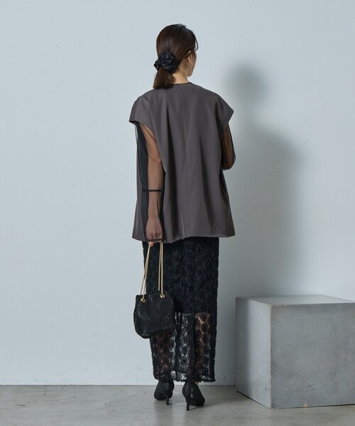 goocy（グーシー）の「【オケージョン】≪３点セット≫ローズレースペンシルドレス（ワンピース・レディース・ブラック・FREE）」の11枚目の写真