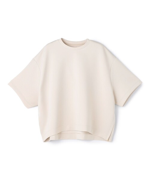UNFILO(アンフィーロ)の「【VERY掲載】BEAUTY FORM JERSEY light サイドZIP プルオーバー(スウェット・レディース・ベージュ系/ブラック系/アイボリー系/グレー系・SMALL/MEDIUM)」の3枚目の写真