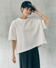 【VERY掲載】BEAUTY FORM JERSEY light サイドZIP プルオーバー