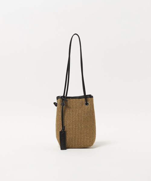 BEAUTY&YOUTH UNITED ARROWS(ビューティーアンドユースユナイテッドアローズ)の「<LA UNIQA>巾着 BAG(ハンドバッグ・メンズ・ブラック/ベージュ・FREE)」の7枚目の写真