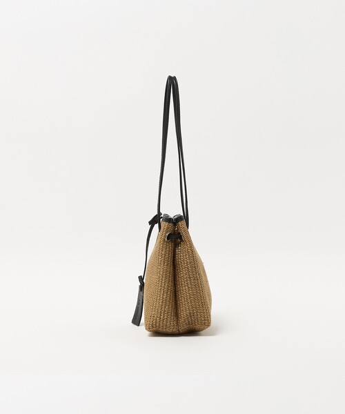 BEAUTY&YOUTH UNITED ARROWS(ビューティーアンドユースユナイテッドアローズ)の「<LA UNIQA>巾着 BAG(ハンドバッグ・メンズ・ブラック/ベージュ・FREE)」の9枚目の写真