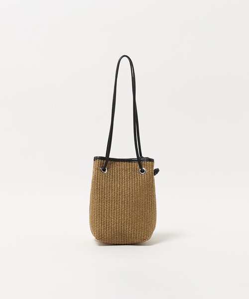 BEAUTY&YOUTH UNITED ARROWS(ビューティーアンドユースユナイテッドアローズ)の「<LA UNIQA>巾着 BAG(ハンドバッグ・メンズ・ブラック/ベージュ・FREE)」の10枚目の写真