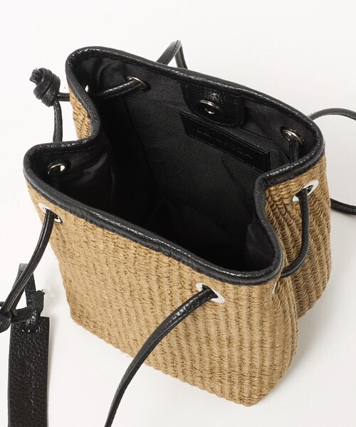 BEAUTY&YOUTH UNITED ARROWS(ビューティーアンドユースユナイテッドアローズ)の「<LA UNIQA>巾着 BAG(ハンドバッグ・メンズ・ブラック/ベージュ・FREE)」の14枚目の写真