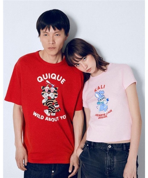 KENZO（ケンゾー）の「'KENZO Cartoon' Tシャツ イン コットン（Tシャツ/カットソー・メンズ・レッド系その他・SMALL/MEDIUM/X-LARGE/LARGE/X-SMALL）」の4枚目の写真