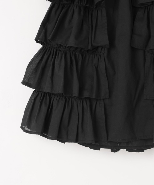 LOWRYS FARM（ローリーズファーム）の「ボイルティアードスカート　664900（スカート・キッズ・グリーン/ブラック/パープル/ブルー・110cm/120cm/130cm/140cm/150cm）」の13枚目の写真