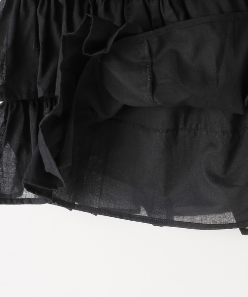 LOWRYS FARM（ローリーズファーム）の「ボイルティアードスカート　664900（スカート・キッズ・グリーン/ブラック/パープル/ブルー・110cm/120cm/130cm/140cm/150cm）」の16枚目の写真