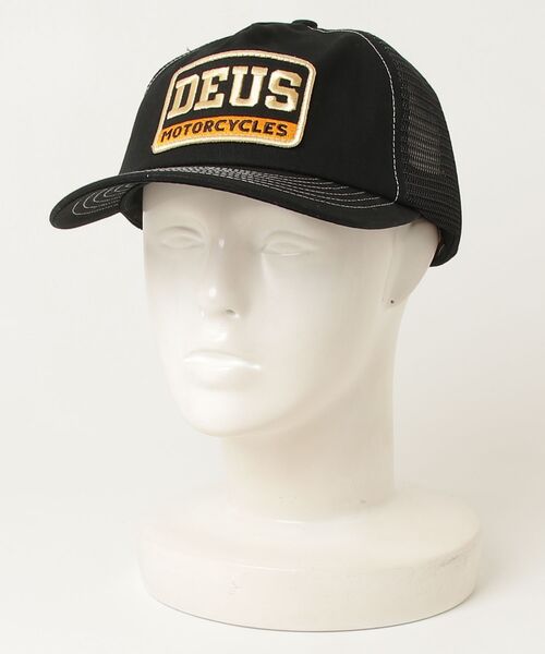 DEUS EX MACHINA(デウスエクスマキナ)の「【DEUS】Malden Trucker(キャップ・メンズ・レッド/ブラック/ブルー・ONE SIZE)」の5枚目の写真