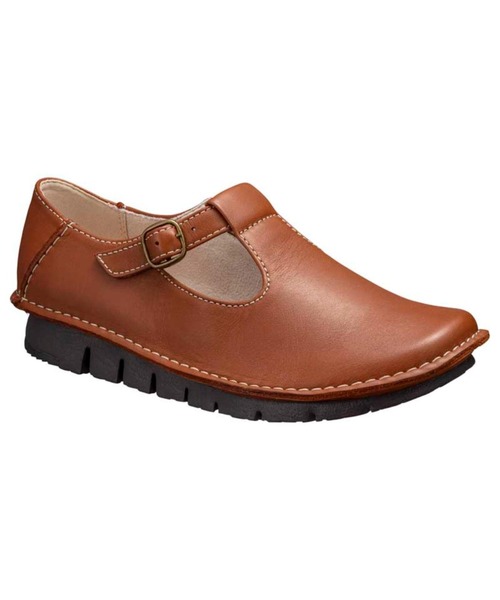 R.（REGAL FOOT COMMUNITY）（アールドット）の「アールドット S20C Tストラップ（スリッポン・レディース・ブラウン・24.5/24/23.5/23/22.5）」の2枚目の写真