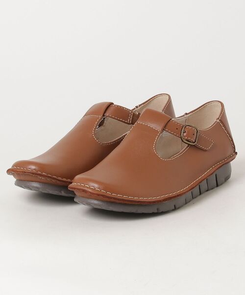 R.（REGAL FOOT COMMUNITY）（アールドット）の「アールドット S20C Tストラップ（スリッポン・レディース・ブラウン・24.5/24/23.5/23/22.5）」の6枚目の写真