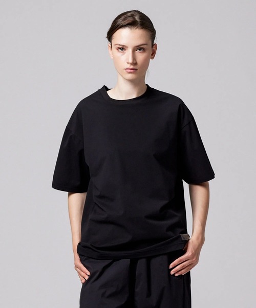 [TAION] Womens fashion T — UV, холодящее прикосновение, антимикробный, быстрая сушка, сетчатая, тонкая футболка — регулар