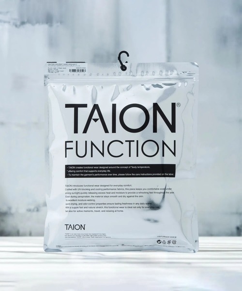 TAION(タイオン)の「【TAION(タイオン)】〈ウィメンズ〉ファンクションT UV 接触冷感 抗菌 速乾 ストレッチ 微細通気孔クール Tシャツ-レギュラー(Tシャツ/カットソー・レディース・ホワイト/ブラック/チャコール・S/M/L/XL)」の12枚目の写真