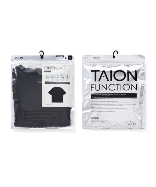 TAION(タイオン)の「【TAION(タイオン)】〈ウィメンズ〉ファンクションT UV 接触冷感 抗菌 速乾 ストレッチ 微細通気孔クール Tシャツ-レギュラー(Tシャツ/カットソー・レディース・ホワイト/ブラック/チャコール・S/M/L/XL)」の19枚目の写真