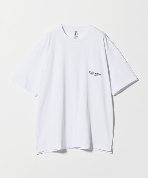 California General Store(California General Store)の「<CGS.>オーガニック コットン クルーネック ロゴ Tシャツ(Tシャツ/カットソー・メンズ・ブラウン系/ホワイト/ライトグレー/ロイヤルブルー・L/XL/M/S)」の2枚目の写真