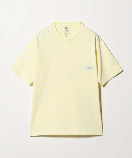 California General Store（California General Store）の「＜CGS.＞オーガニック コットン クルーネック ロゴ Tシャツ（Tシャツ/カットソー・メンズ・ブラウン系/ホワイト/ライトグレー/ロイヤルブルー/ライトピンク/イエロー・L/XL/M/S）」の9枚目の写真