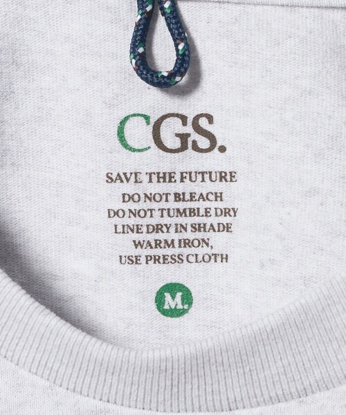 California General Store（California General Store）の「＜CGS.＞オーガニック コットン クルーネック ロゴ Tシャツ（Tシャツ/カットソー・メンズ・ブラウン系/ホワイト/ライトグレー/ロイヤルブルー/ライトピンク/イエロー・L/XL/M/S）」の13枚目の写真