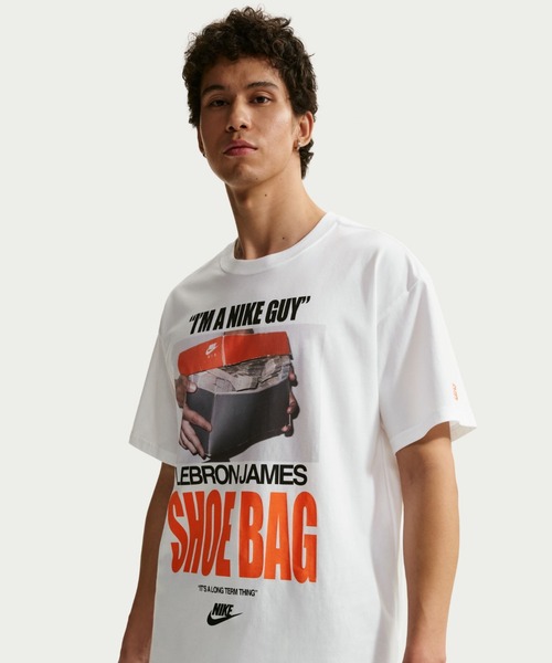 NIKE(ナイキ)の「NIKE AS LJ M NK TEE M90 SB / ナイキ LJ T-シャツ M90 SB 【SP】(Tシャツ/カットソー・メンズ・ホワイト・S/M/L/XL/XXL)」の4枚目の写真