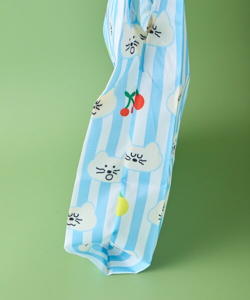 BIRTHDAY BAR（バースデイバー）の「【BRUNCH BROTHER ブランチブラザー】エコバッグ・M モグリィズ（エコバッグ/サブバッグ・レディース・ピンク/ブルー・0）」の8枚目の写真