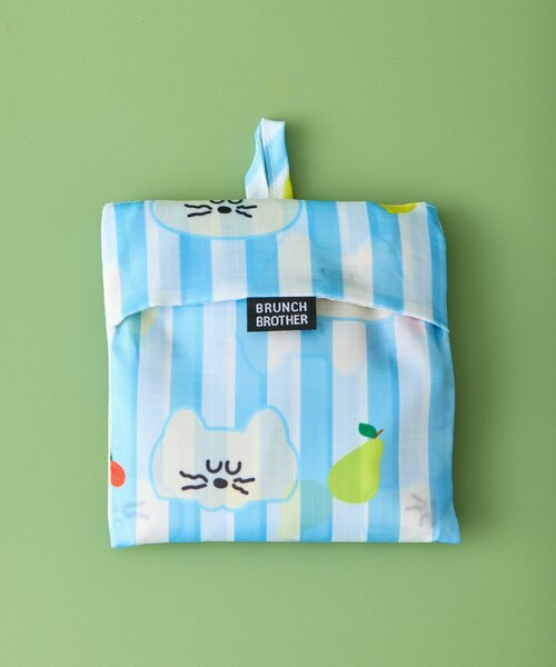 BIRTHDAY BAR（バースデイバー）の「【BRUNCH BROTHER ブランチブラザー】エコバッグ・M モグリィズ（エコバッグ/サブバッグ・レディース・ピンク/ブルー・0）」の16枚目の写真
