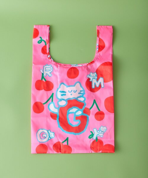 BIRTHDAY BAR（バースデイバー）の「【BRUNCH BROTHER ブランチブラザー】エコバッグ・M モグリィズ（エコバッグ/サブバッグ・レディース・ピンク/ブルー・0）」の21枚目の写真