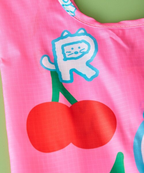 BIRTHDAY BAR（バースデイバー）の「【BRUNCH BROTHER ブランチブラザー】エコバッグ・M モグリィズ（エコバッグ/サブバッグ・レディース・ピンク/ブルー・0）」の22枚目の写真