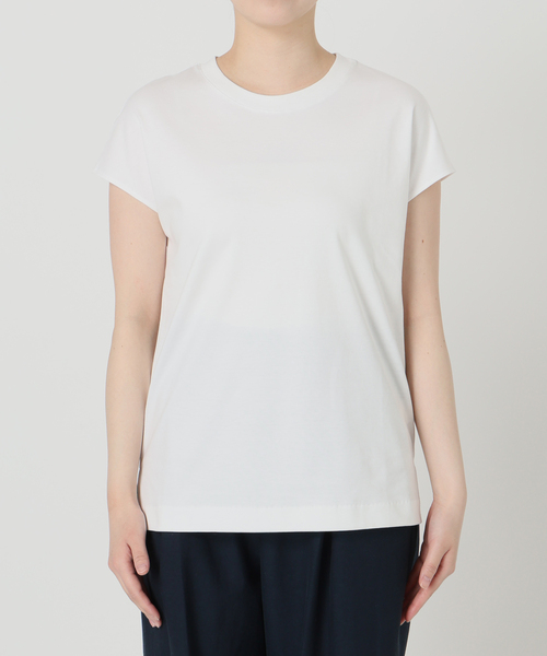 La TOTALITE(ラトータリテ)の「【洗える】接触冷感スムースハイネックプルオーバー(Tシャツ/カットソー・レディース・ベージュ/ブラック/ホワイト/ボルドー・FREE)」の17枚目の写真