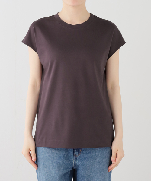 La TOTALITE(ラトータリテ)の「【洗える】接触冷感スムースハイネックプルオーバー(Tシャツ/カットソー・レディース・ベージュ/ブラック/ホワイト/ボルドー・FREE)」の21枚目の写真