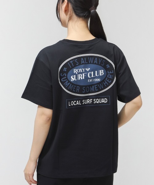 ROXY(ロキシー)の「ロキシー ROXY ROXY SURF CLUB S/STEE(Tシャツ/カットソー・レディース・ブラウン/ブラック/オフホワイト・S/M/L)」の3枚目の写真